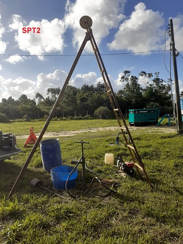 Exemplo de sondagem SPT